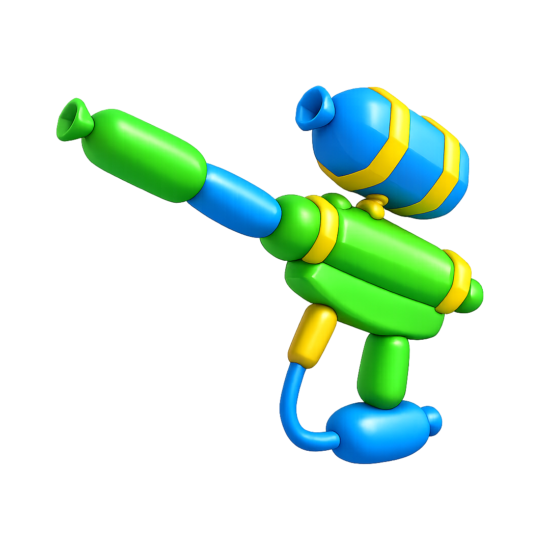 Balloon Paintball Gun